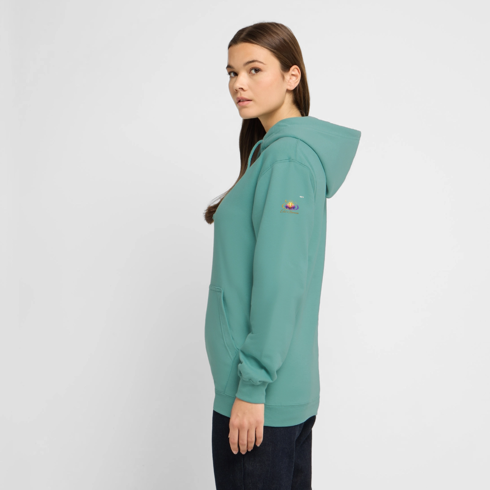 Unisex sweat à capuche - pastel turquoise