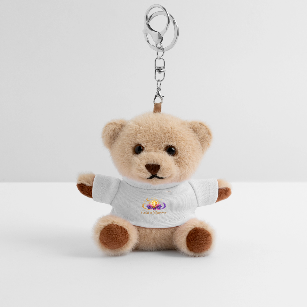Teddy porte clé - white