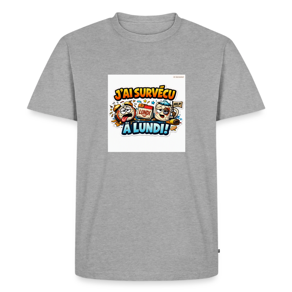 Premium T-Shirt homme - heather grey