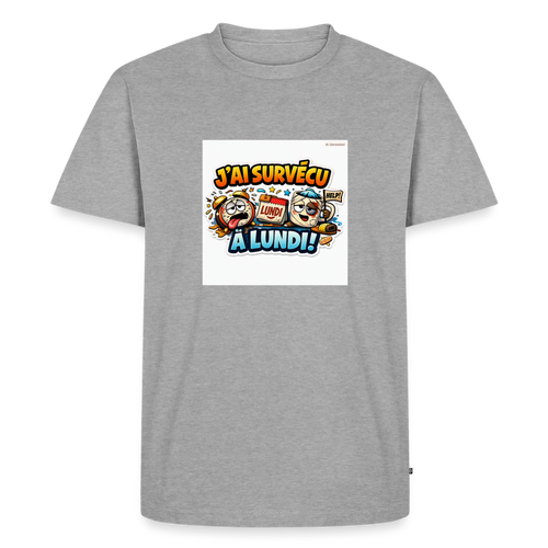 Premium T-Shirt homme - heather grey