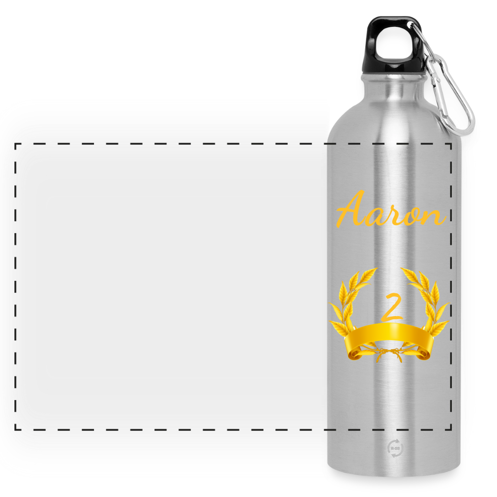 Gourde avec mousqueton 750 ml - silver