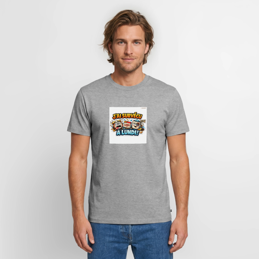 Premium T-Shirt homme - heather grey