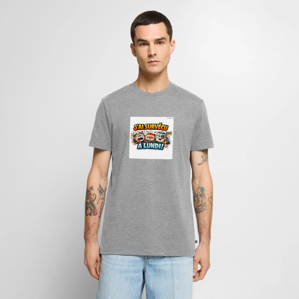 Premium T-Shirt homme - heather grey