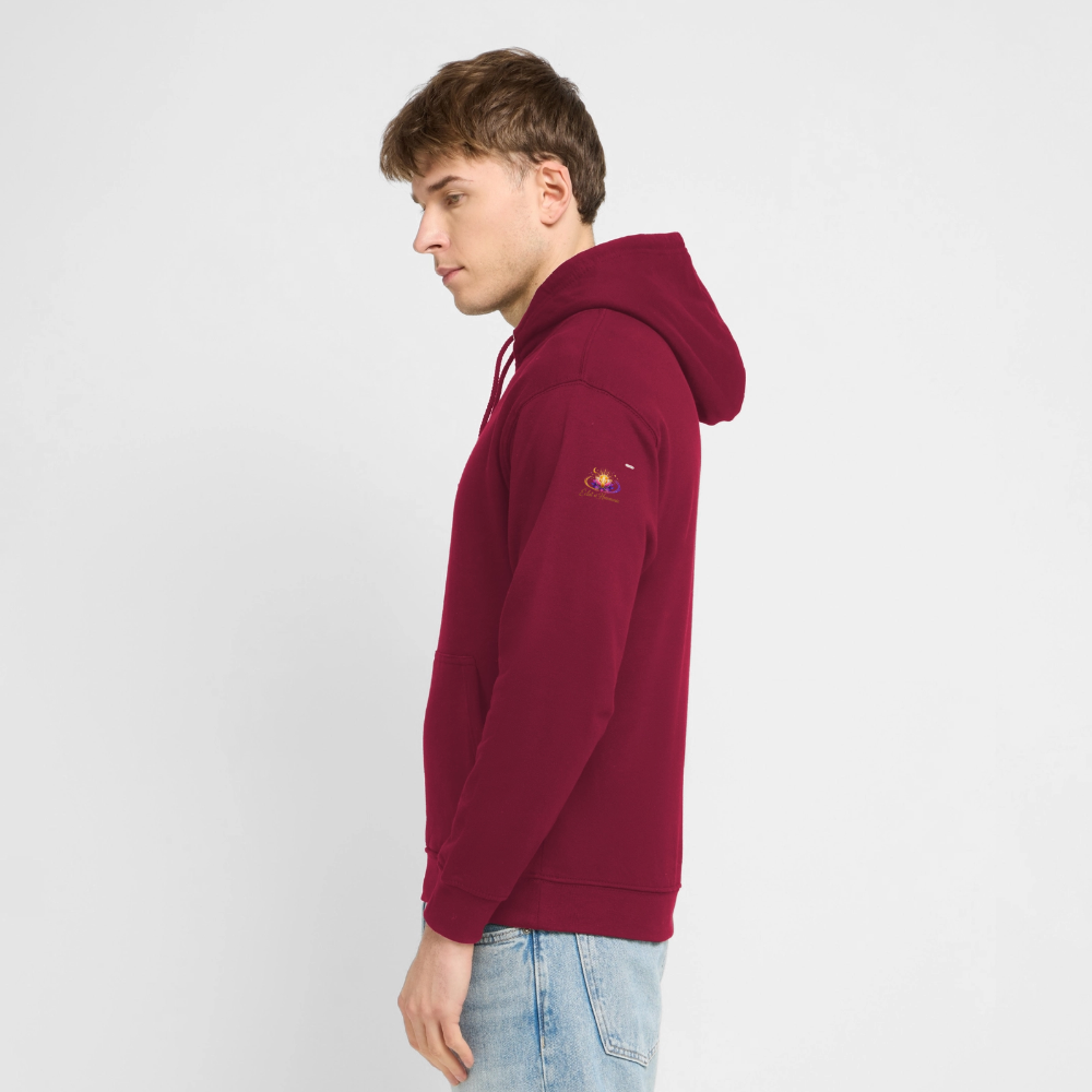 Unisex sweat à capuche - bordeaux