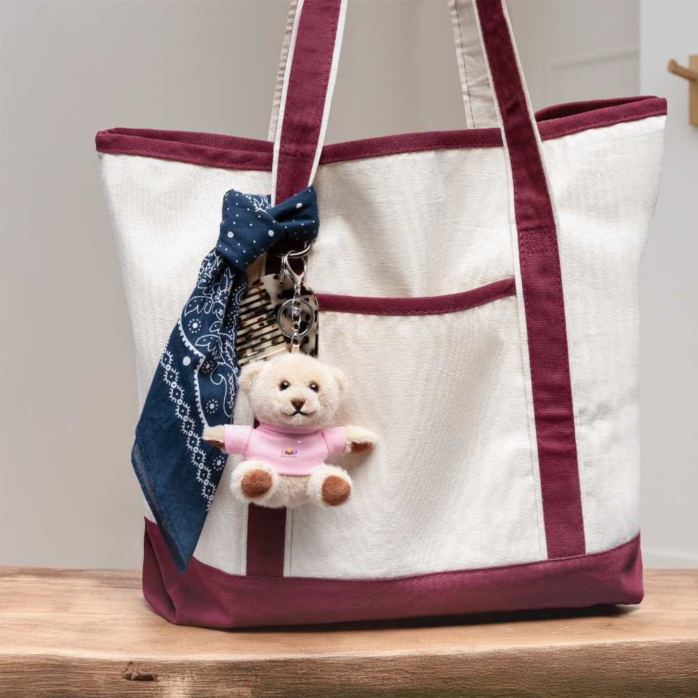 Teddy porte clé - pink