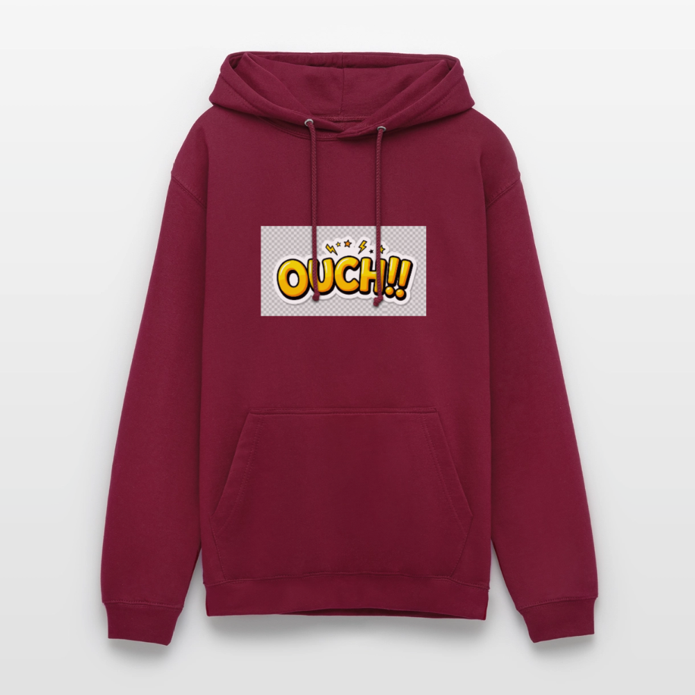 Unisex sweat à capuche - bordeaux