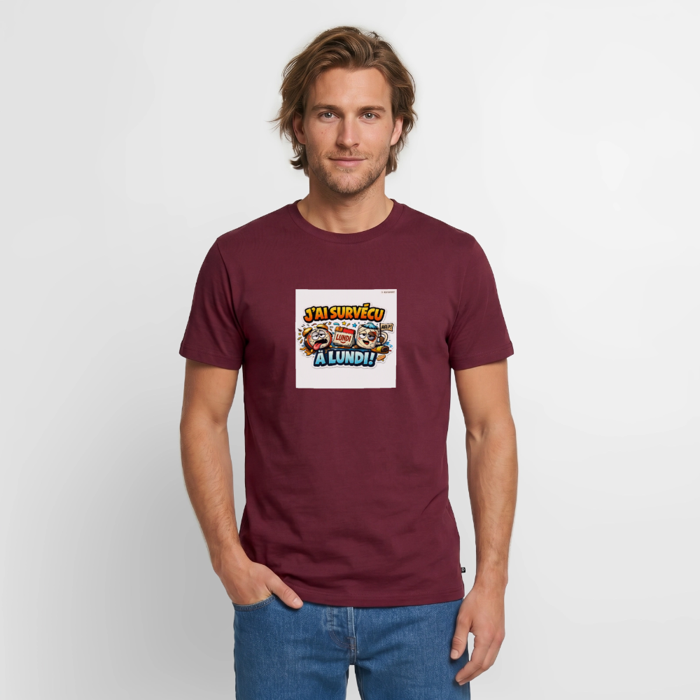 Premium T-Shirt homme - burgundy