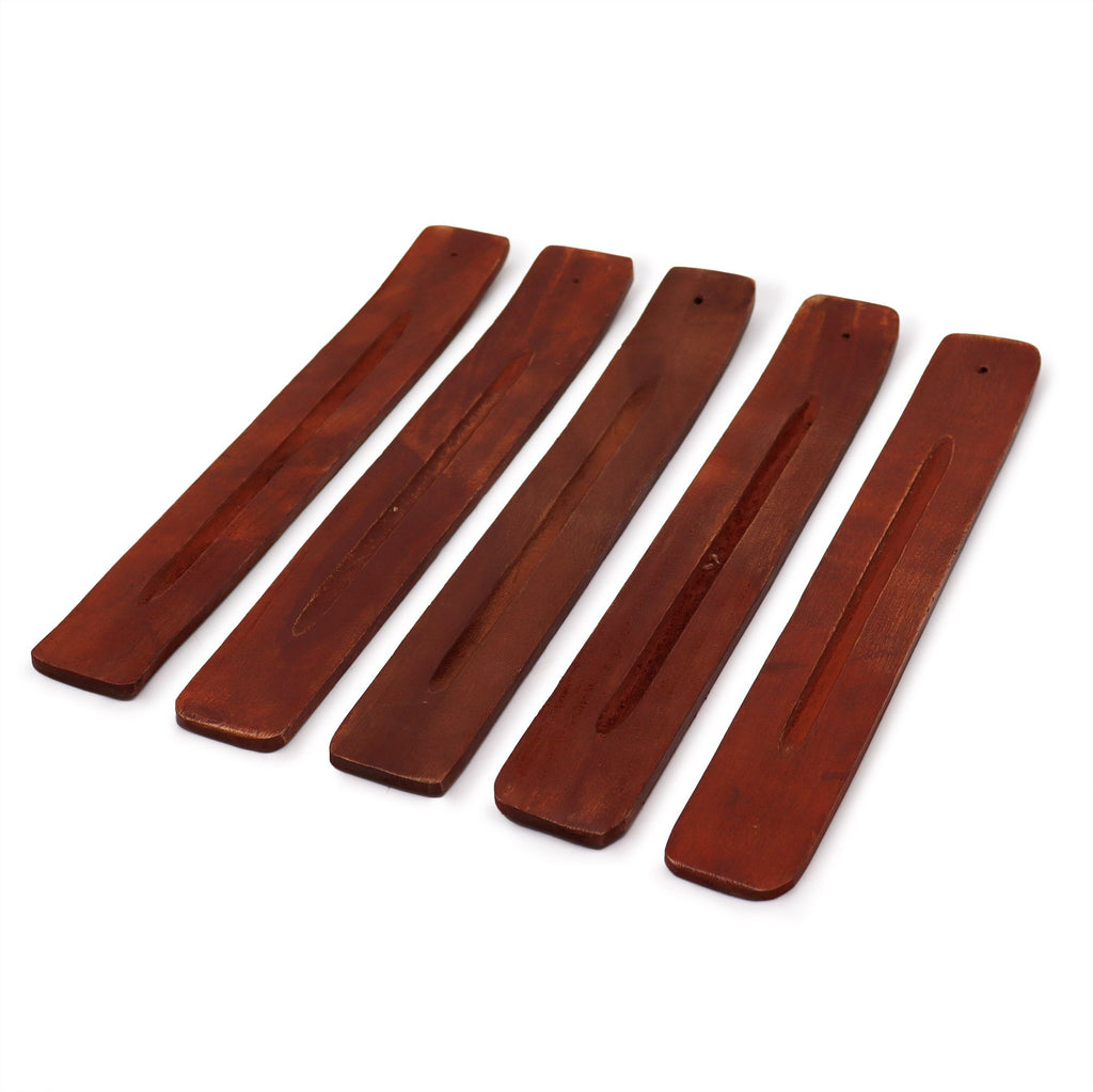 Porte-encens en bois de manguier – Finition naturelle