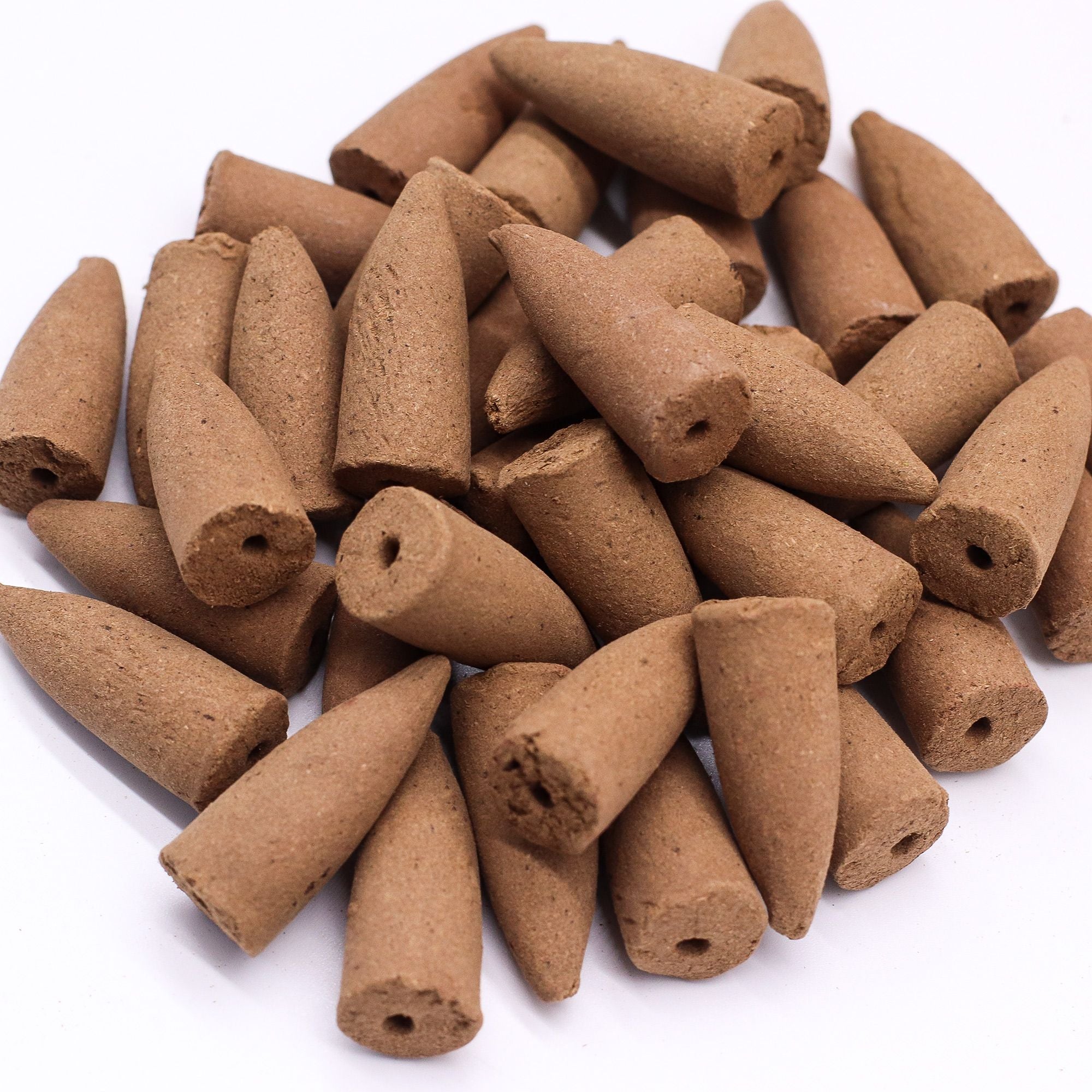 Cônes d'encens Masala Backflow – Santal & Vanille (Boîte de 10)