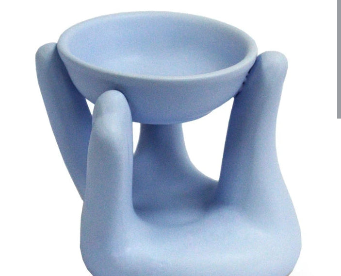 Brûleur main bleue
